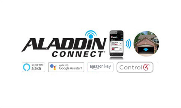 Aladdin Connect logo | automatic garage door service